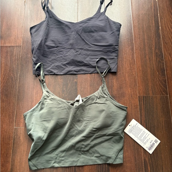 lululemon athletica Tops - lululemon athletica Dual Cami Set in Charcoal and Olive